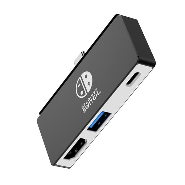 INF 3-i-1 Typ-C till HDMI-adapter med 4K HDMI, USB 3.0 och PD-laddning