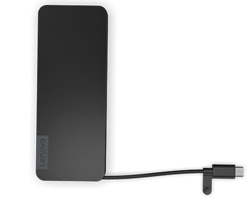 Lenovo 4X11N40212 dockningsstation/portreplikator för bärbar dator Kabelansluten USB 3.2 Gen 1 (3.1 Gen 1) Typ-C Svart