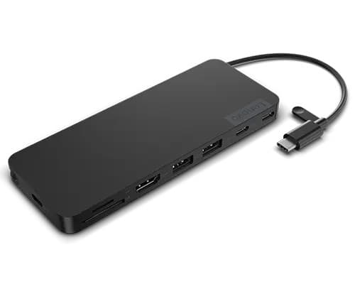 Lenovo 4X11N40212 dockningsstation/portreplikator för bärbar dator Kabelansluten USB 3.2 Gen 1 (3.1 Gen 1) Typ-C Svart