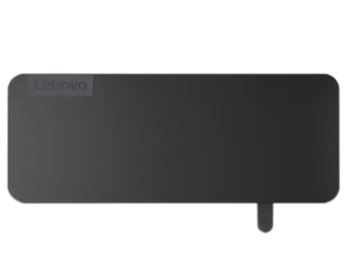 Lenovo 4X11N40212 kannettavan tietokoneen telakka/porttitoistin Kiinteä USB 3.2 Gen 1 (3.1 Gen 1) Type-C Musta