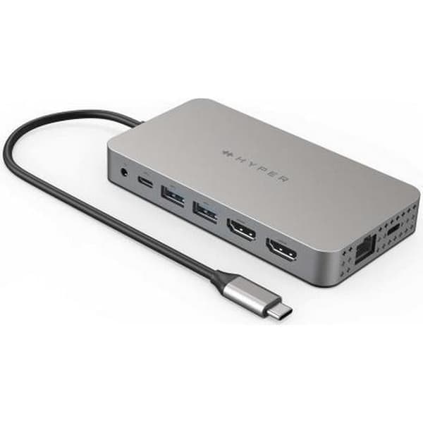 Targus Dobbelt 4K HDMI 10-i-1 USB-C-hub