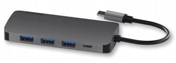 Hub Usb C 8in1 dockingstation 100W HDMI 4K 60Hz 3xUSB LAN SD DEKO BUSINESS