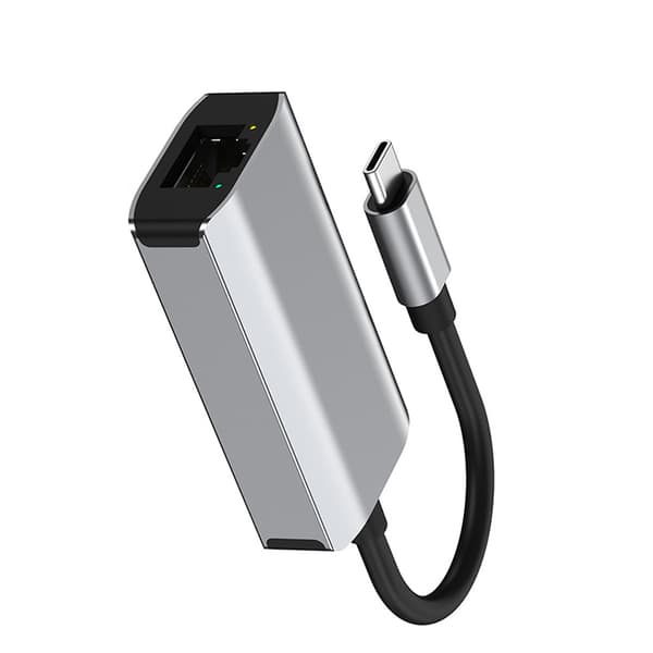 INF USB-C - Gigabit Ethernet -sovitin 3-porttisella hubilla