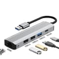 Miniatyrbild 1 av 4: INF 5-i-1 2208U2 100Mbps expansionsdocka