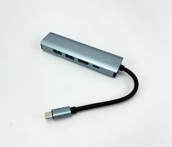 INF 5-in-1-telakointiasema 4K HDMI:llä, 100 W:n PD:llä ja Gigabit Ethernetillä