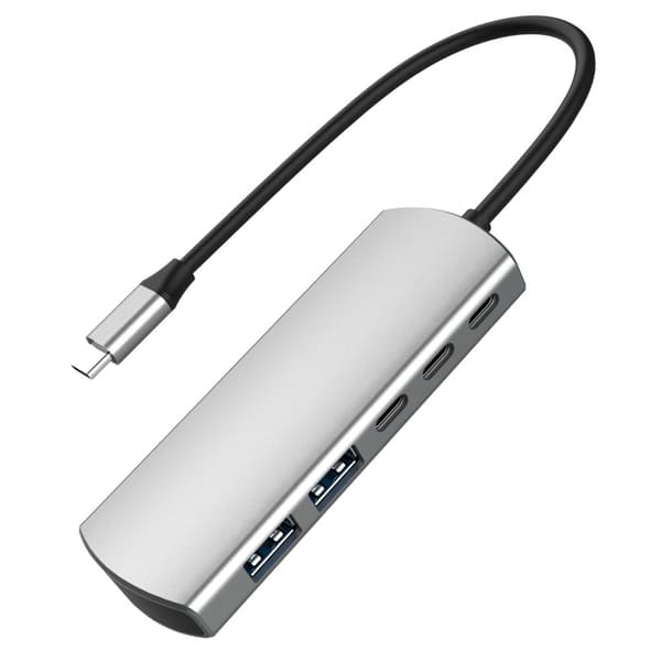 INF 5-i-1 Type-C Hub Adapter med USB-C PD