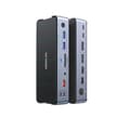 Miniatyrbild 1 av 5: MOKiN USB C-hubb, 15 portar, dubbla HDMI, 100W strömförsörjning,15-i-1 (2HDMI 1DP)