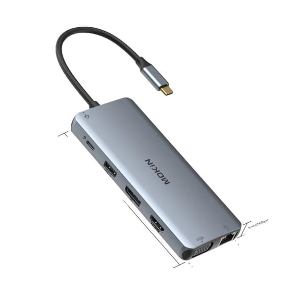 MOKiN USB C HUB Docking Station, 12 porte, 4K HDMI output,MOKiN 12 i 1