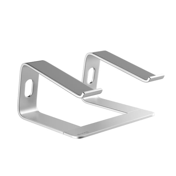 Crong AluBench - Aluminiumsholder til bærbar computer (sølv)