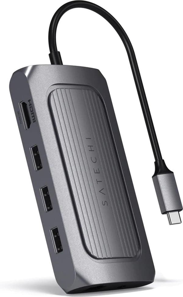 Satechi USB4 Multiport Adapter med 8K HDMI - Space Grey