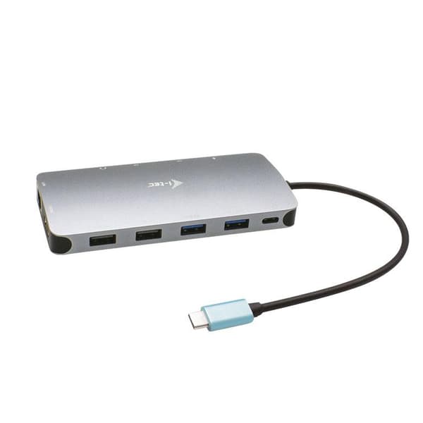 i-tec Metal USB-C Nano 3x Display -telakointiasema + virransyöttö 100 W