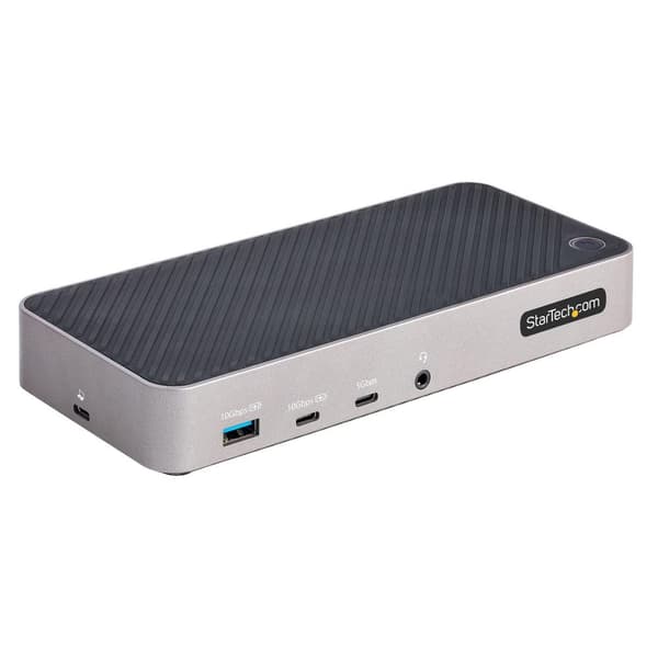 StarTech.com USB-C Triple Monitor Docking Station - HDMI/DP Triple 4k USB-C Dock - 5x USB Hub - GbE - 100W PD - Universal Multi Monitor Docking Statio