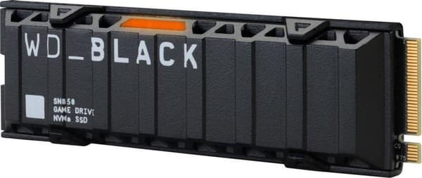 Western Digital WD_Black SN850 med kylfläns - Intern SSD M.2 - 500 GB