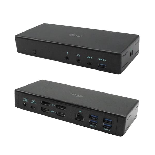 i-tec USB-C Quattro -näytön telakointiasema virransyötöllä 85 W