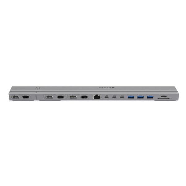 Targus HyperDrive - Telakointiasema - USB-C x 2 - 3 x HDMI, 3 x DP - GigE (HD156-GL)
