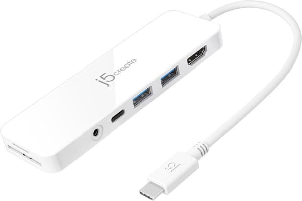 j5create JCD373-N USB-C Lättvikts multiadapter