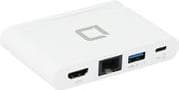 Dicota USB-C dockningsstation för bärbar dator 4-i-1 med HDM, D31730