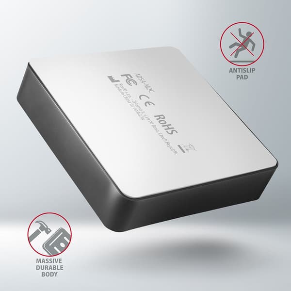 Axagon ADSA-M2C -kiintolevytelakointiasema, USB 3.2 Gen 2 (3.1 Gen 2) Type-C