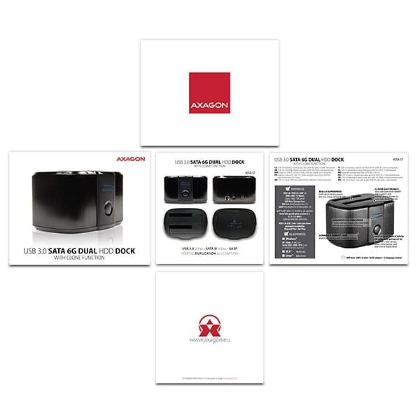 AXAGON ADSA-ST - HDD-telakointiasema -