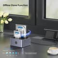 Miniatyrbild 5 av 6: UNITEK KLONINGSSTATION 2X SATA 2,5"/3,5" USB 5GB