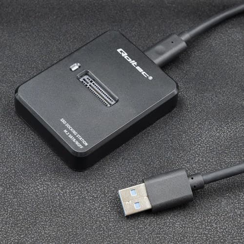 Qoltec SSD-dockningsstation M.2 SATA | NGFF