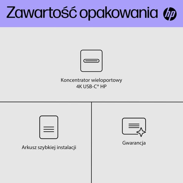 HP 4K USB-C multiporthubb
