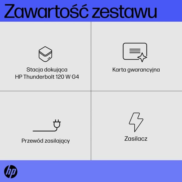 HP Thunderbolt -telakointiasema 120 W G4