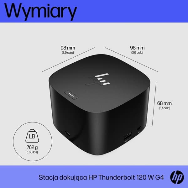 HP Thunderbolt -telakointiasema 120 W G4