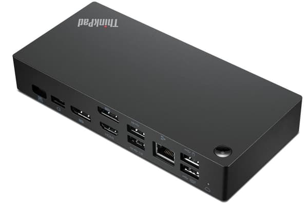 Lenovo ThinkPad Universal Thunderbolt 4 Smart Dock Kabelansluten Svart
