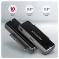 Miniatyrbild 4 av 10: Axagon ADSA-FPX USB-C 10Gbps FAST PORT X-adapter för 2,5"/3,5" SSD/HDD