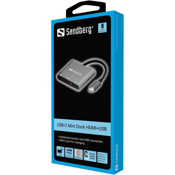 Sandberg USB-C Mini Dock 136-00