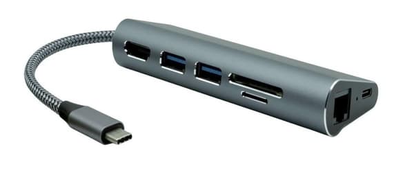 ProXtend USB-C 7-i-1 multihub, USBC-MULTI7-001
