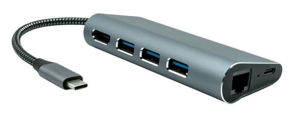 ProXtend USB-C 6-i-1-hubb med multiport, USBC-MULTI6-001