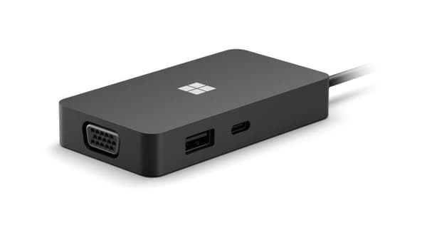 Microsoft USB-C Resehub USB 3.2 Gen 2 Typ-C 10000 Mbit/s Svart, SWV-00003