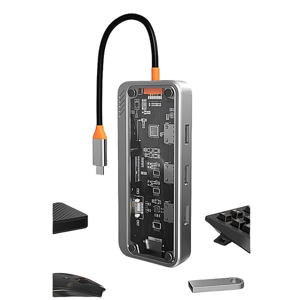 INF Dockningsstation: Kompakt och kraftfull USB-hubb