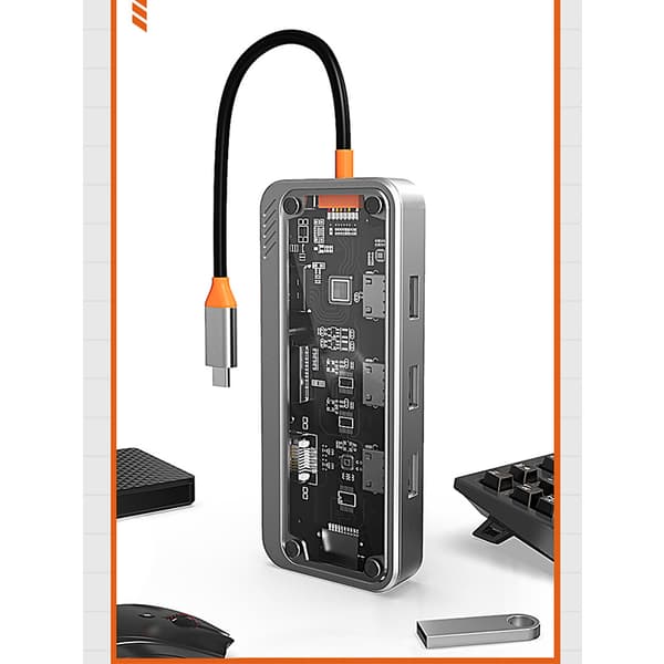 INF Dockningsstation: Kompakt och kraftfull USB-hubb