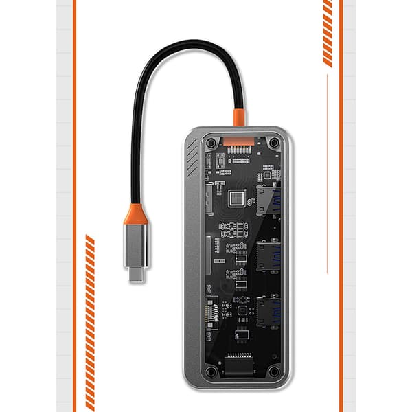 INF Dockningsstation: Kompakt och kraftfull USB-hubb