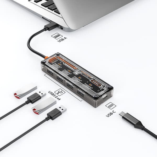 INF Dockningsstation: Kompakt och kraftfull USB-hubb