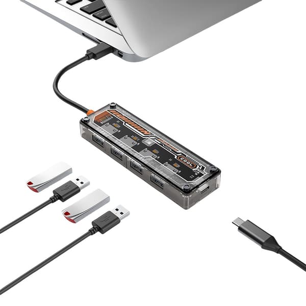 INF Dockningsstation: Kompakt och kraftfull USB-hubb