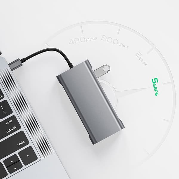 INF 11-i-1 USB C Hub Multiport Adapter - Anslut fler enheter