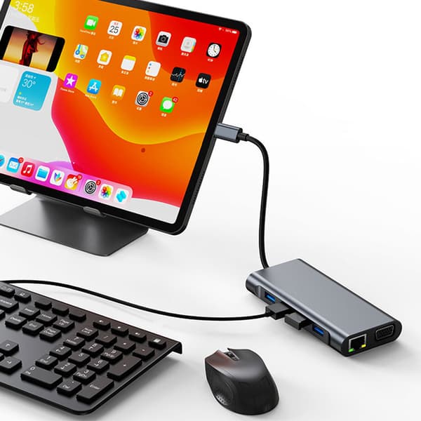 INF 11-i-1 USB C Hub Multiport Adapter - Anslut fler enheter