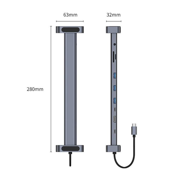INF 10-i-1 USB-C-hubb: Utöka din dators potential