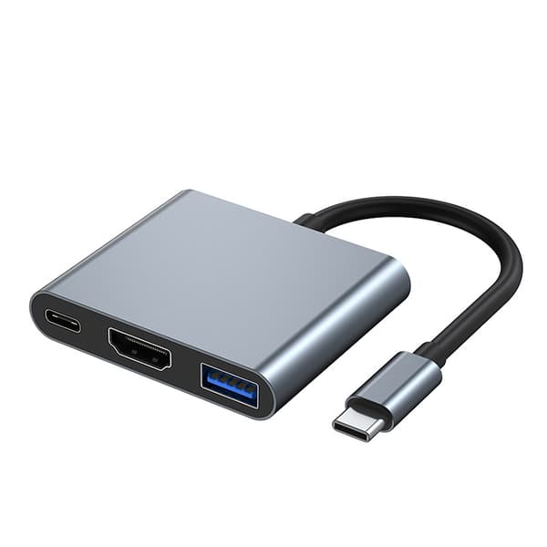 INF Högkvalitativ 4K30Hz USB-C-hubb med 100W PD-laddning