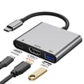 Miniatyrbild 3 av 4: INF Kompakt 4K60Hz USB-C Hub med PD100W Laddning