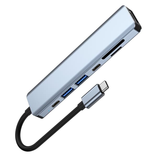 INF 7-i-1 USB-C-hubb: Utöka din anslutningsmöjlighet med enkelhet