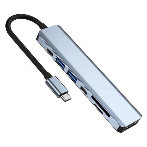 INF 7-i-1 USB-C-hubb: Utöka din anslutningsmöjlighet med enkelhet