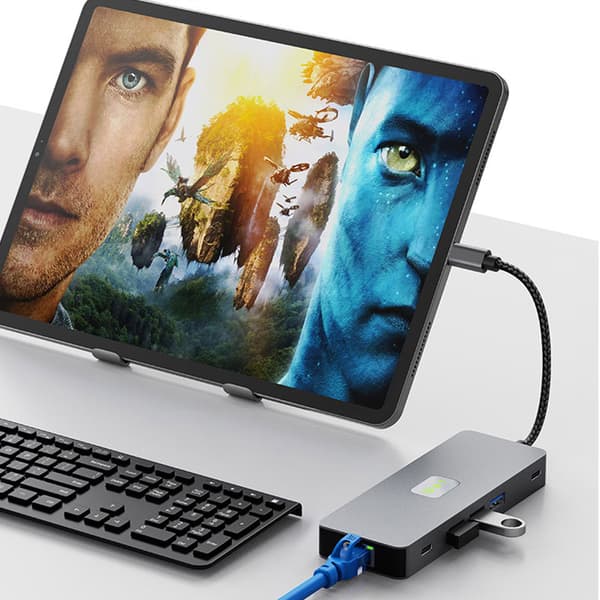 INF 10-i-1 USB-C Dockingstation med Dual 4K60Hz Display