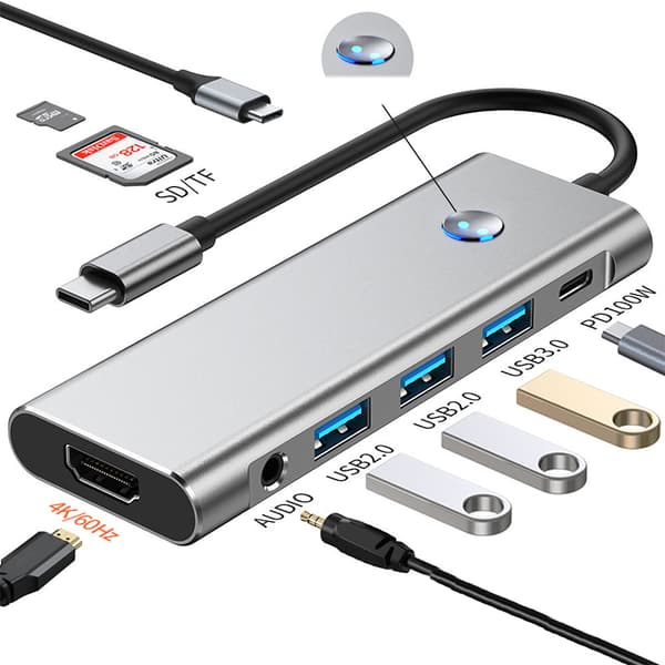 INF 9-i-1 USB-C Hub: 4K/60Hz - Ultimat Värde och Prestanda