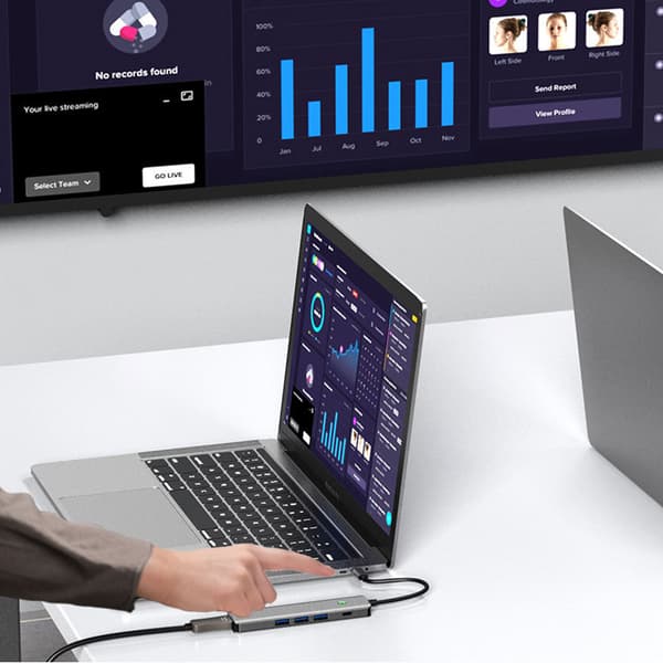 INF 8-i-1 USB-C Hub: Utöka anslutningsmöjligheterna med 4K HDMI