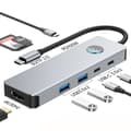Miniatyrbild 2 av 4: INF 8-i-1 USB-C Hub: Utöka anslutningsmöjligheterna med 4K HDMI